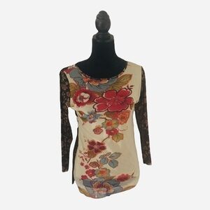 Olian Multicolored Long Sleeve Shirt Size Large